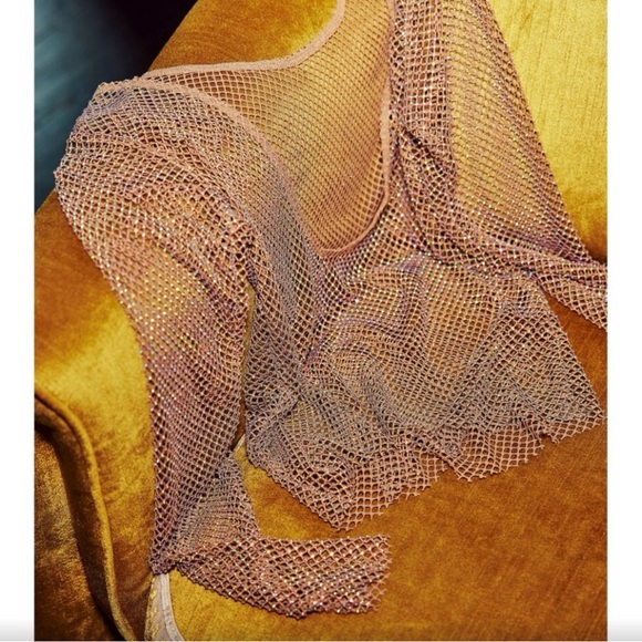 FREE PEOPLE Filter Finish Low Back Long Sleeve / Pretty Petal - Picture 8 of 9